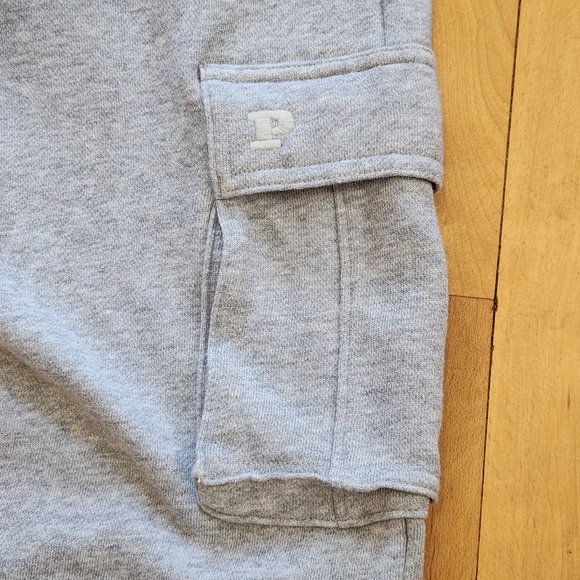 PINK Ivy Fleece Wide-Leg Cargo Sweatpants - XS Long - Picture 7 of 12